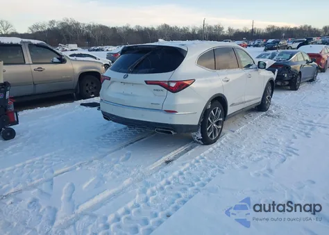 2022 Acura Mdx Technology Package from USA, damaged, VIN 5J8YE1H43NL020431